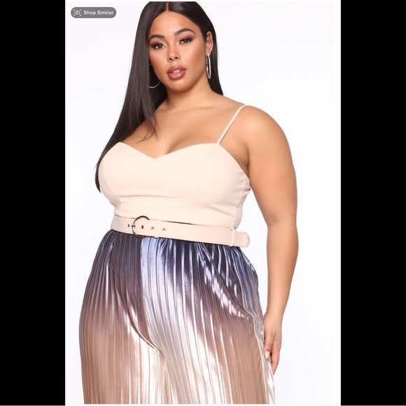 β¨ 5x HP β¨ Waterfalling β¨ Belted Velvet Jumpsuit β¨ - Picture 6 of 9